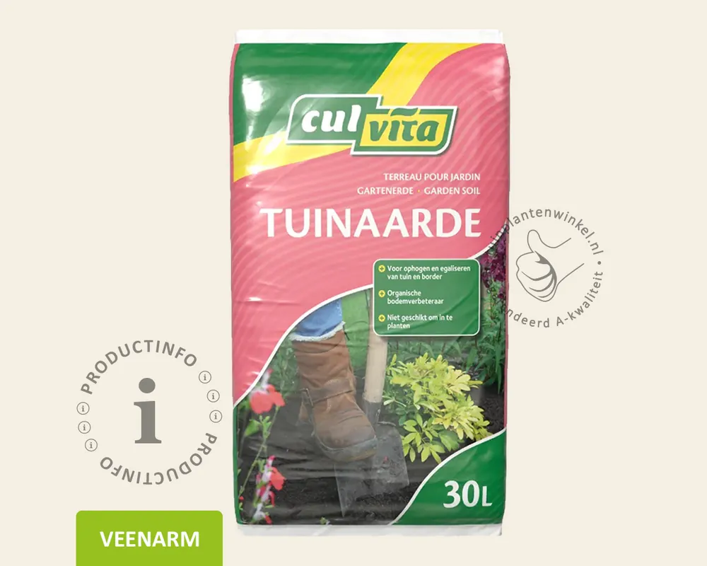 Tuinaarde - 30 liter - Zeer goed beoordeeld