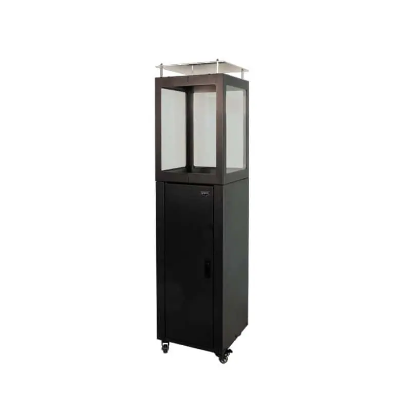 Hoog gewaardeerd - Pellet terrasverwarmer – Square – Zwart