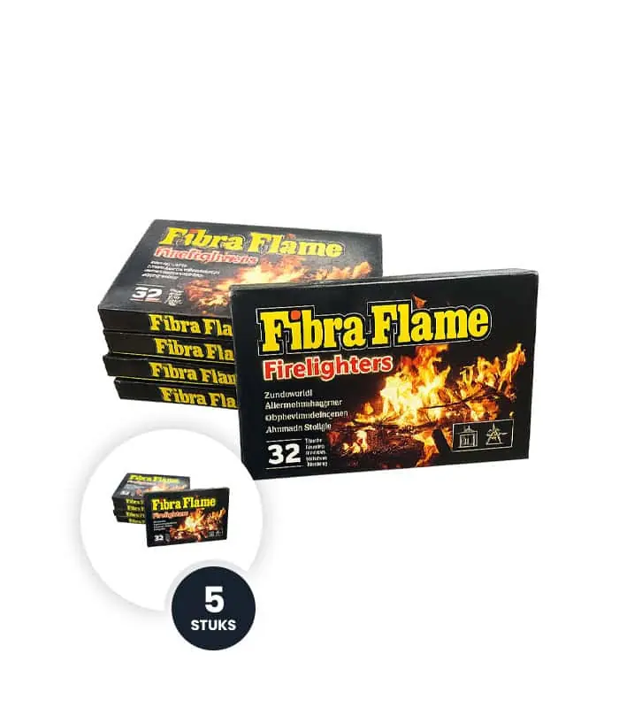 Veel gevraagd | Fibra aanmaakblokjes 5-pack (5 x 32 stuks)