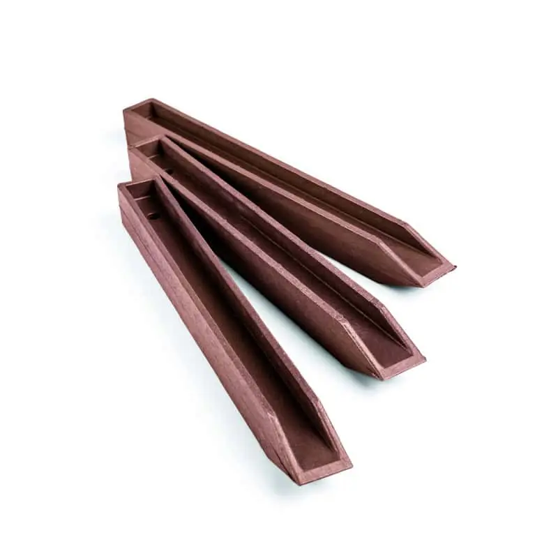 ECO paaltjes (4x4x38cm) BRUIN – 10 stuks - Scherpe prijs