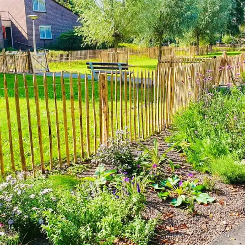 Schapenhek Kastanje rol 5m. lengte – 120 cm hoog - Bespaar meer