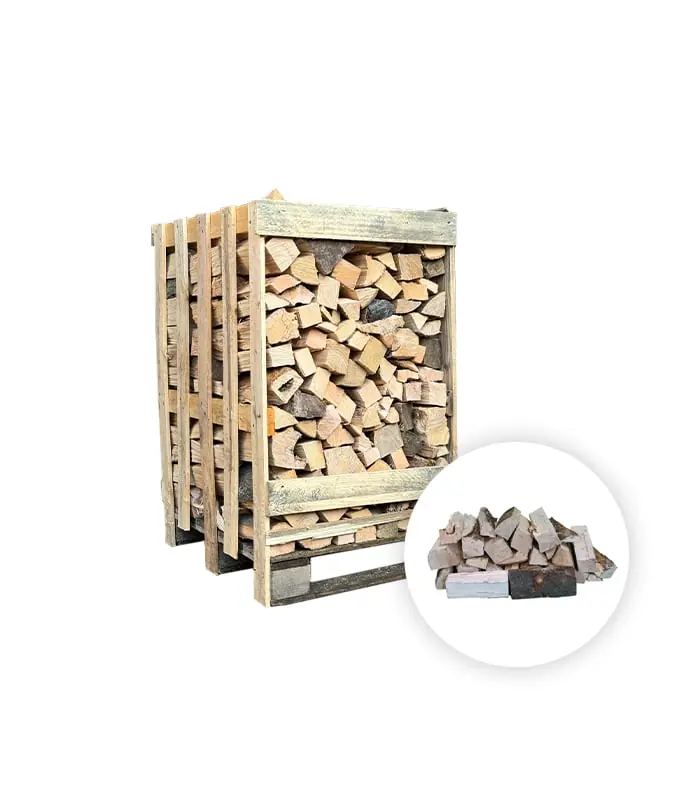 Speciale aanbieding - Mini pallet ovengedroogd haardhout BEUKEN (0,5 kuub gestapeld)