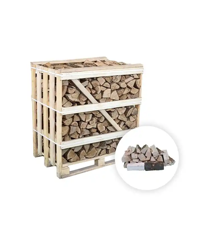 Voordeelprijs - Halve pallet ovengedroogd haardhout BEUKEN (0,9 kuub gestapeld)