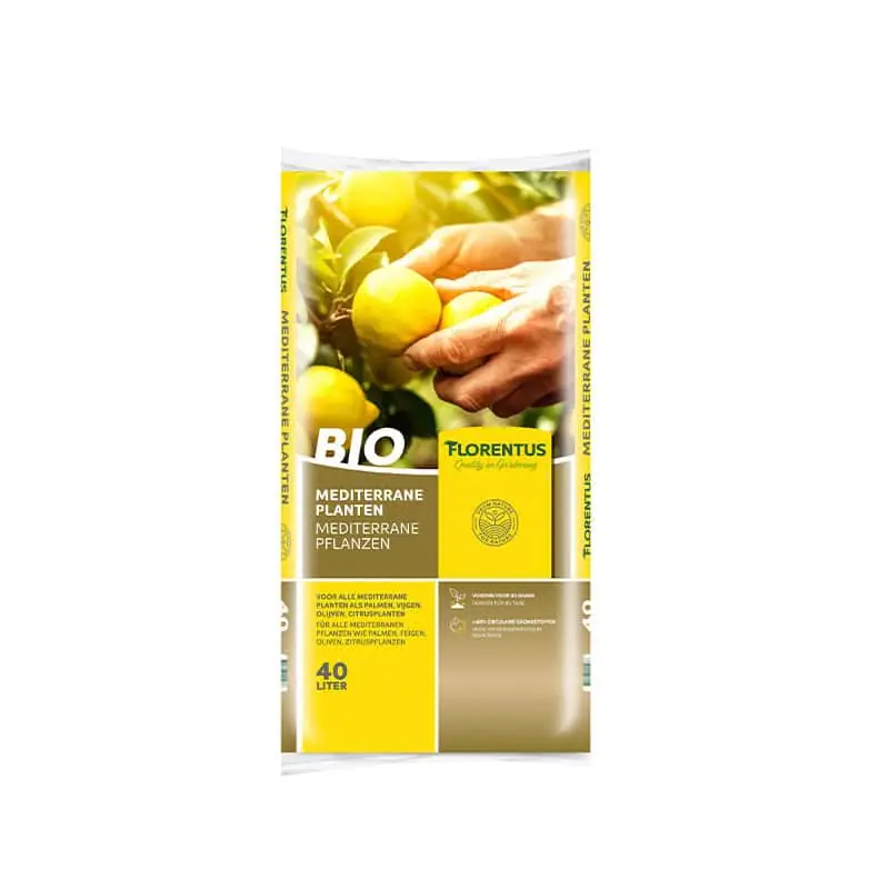 Florentus Mediterrane Potgrond met BIO meststoffen 40L - Zeer goed beoordeeld
