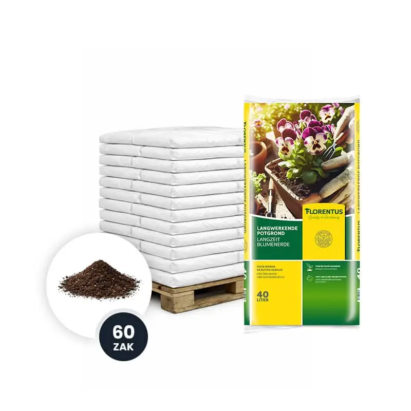 Florentus universele potgrond langwerkend – volle pallet 60 × 40 liter | Sale