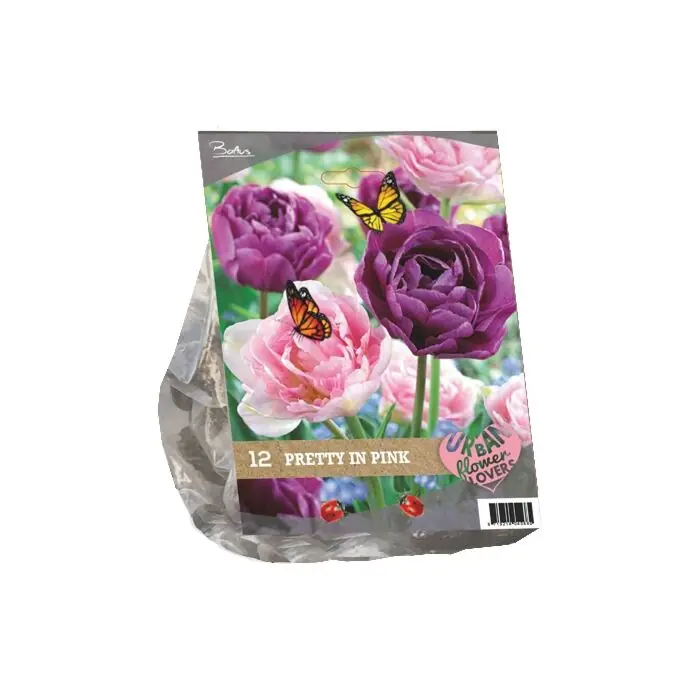 Topprijs - Urban Flowers - Pretty in Pink per 12