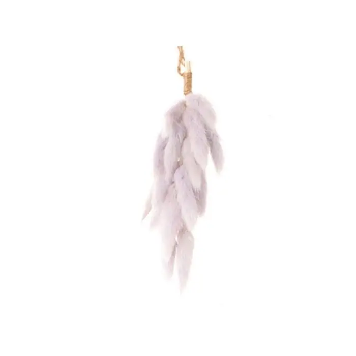 Scherpe prijs - Hanging Lagurus Bobbin lila 20 cm - HBX Natural Living