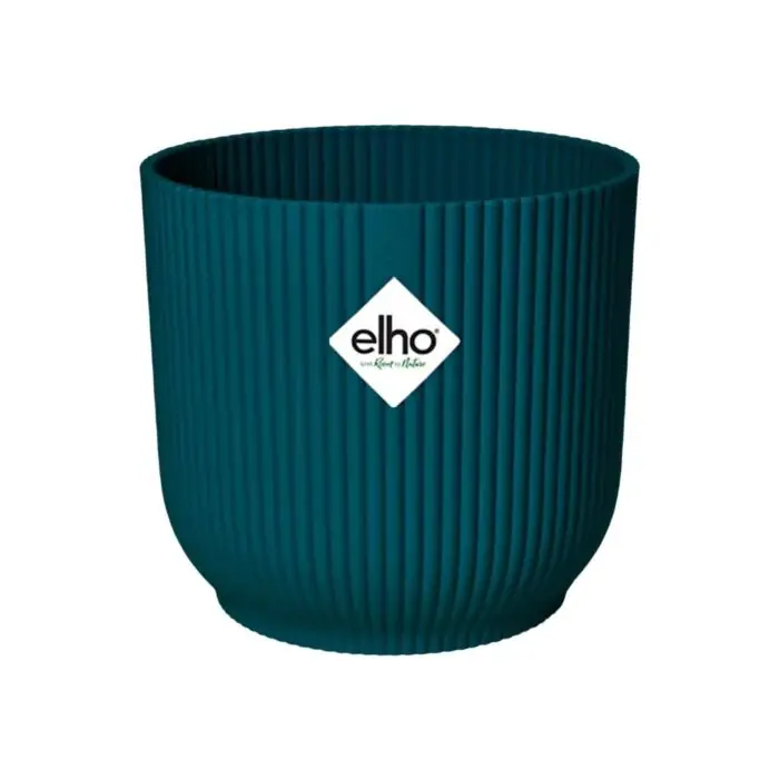 Bloempot Vibes Fold rond blauw - Elho | Speciale aanbieding