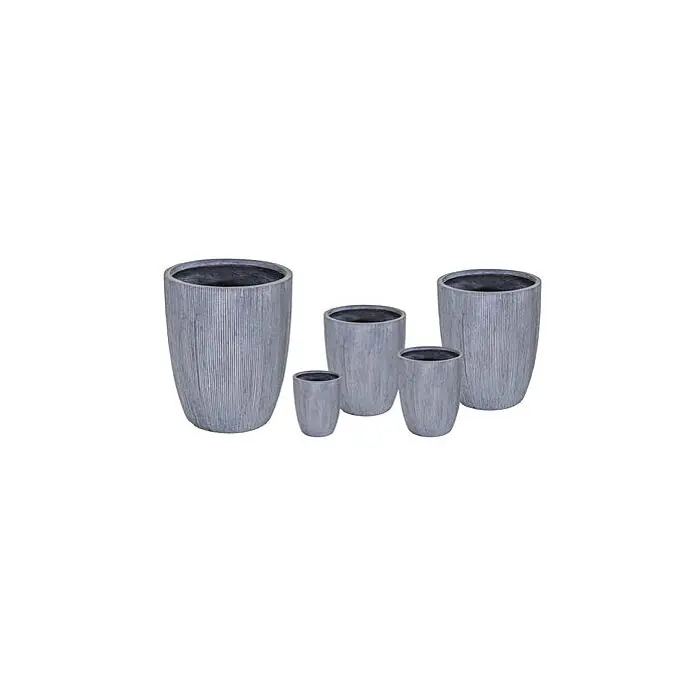 Erg populair - Bloempot Nora Egg Pot High Washed Grey - Mega Collections