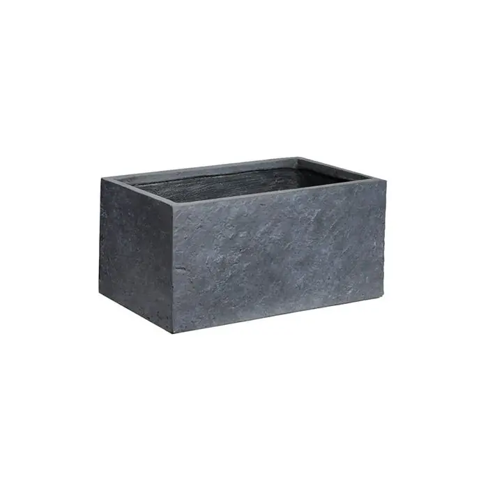 Actie loopt bijna af | Bloempot Arizona Bigular Graphite 60 cm - Mega Collections