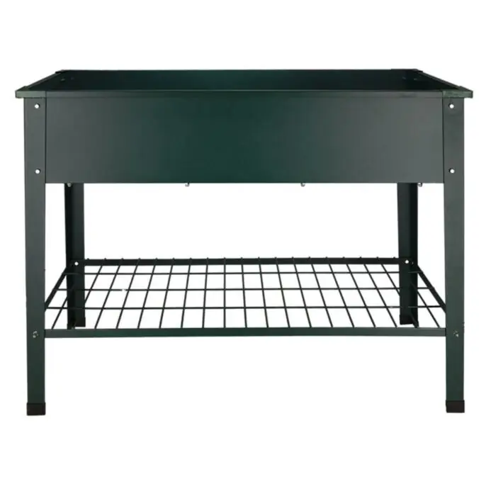 Verhoogde kweektafel metaal groen - Shop nu