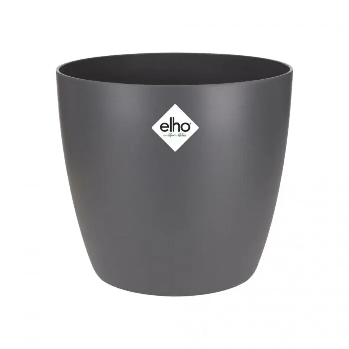 Elho Brussels rond antraciet Ø 18.3 x H 16.8 cm | Laatste stuks