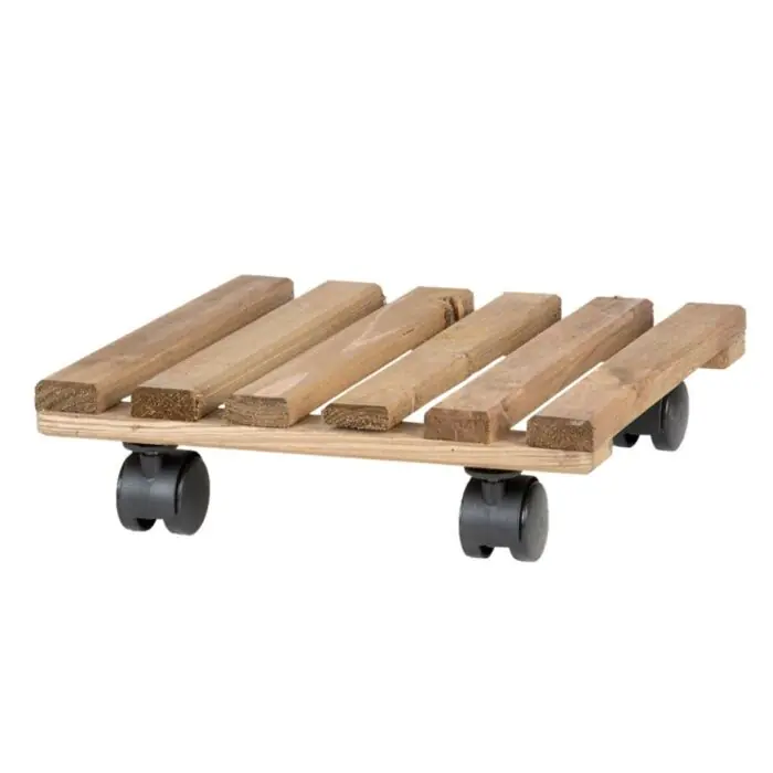 Trolley bruin vierkant Outdoor 29 cm | Veilig winkelen