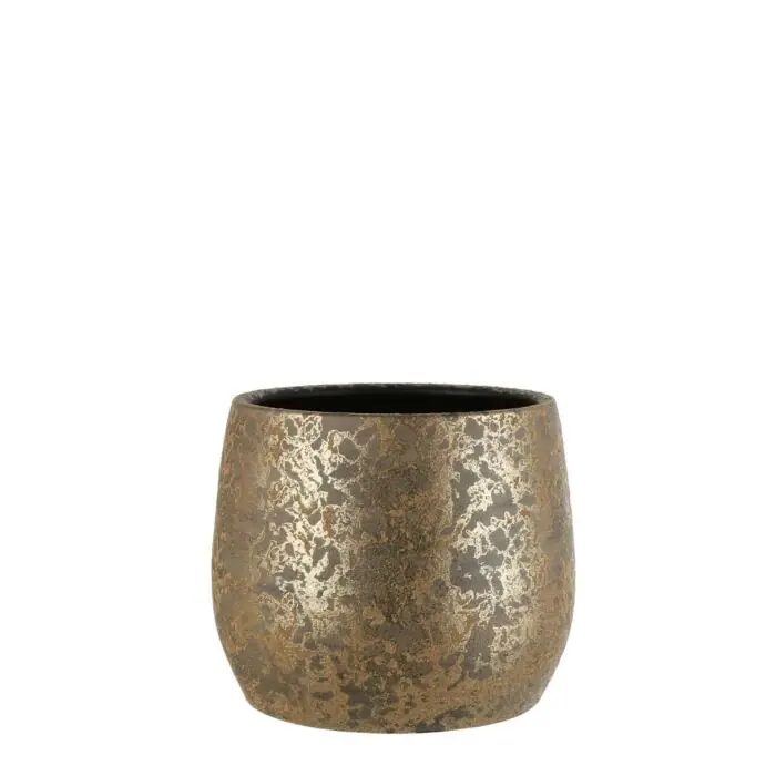 Voordeelprijs - Pot clemente d32h25.5cm goud - Mica