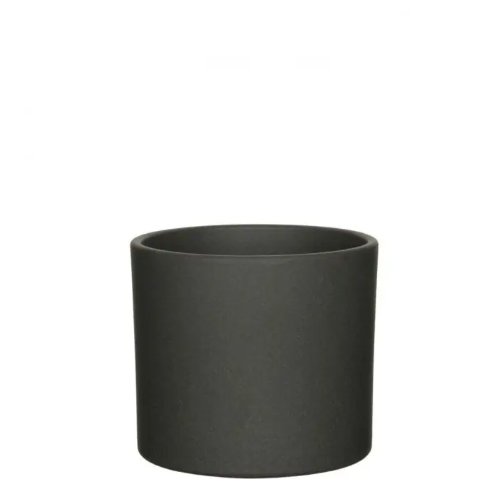 Scherp geprijsd - Pot era d19.5h17.5cm d.grijs mat - Mica