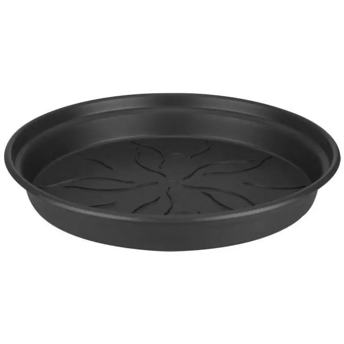 Nieuw gelanceerd | Elho Green Basics Schotel Living Black Ø 25.5 cm