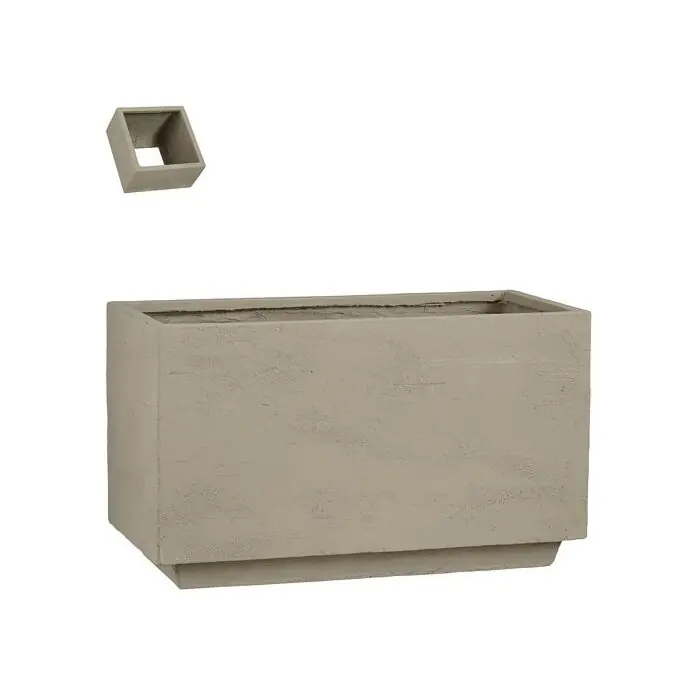 Plantenbak Donny bottomless grijs L 60 cm - Mica - Online bestellen