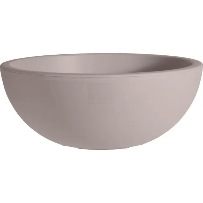 Bloempot schaal rond taupe Ø 40 cm | Tijdelijke aanbieding