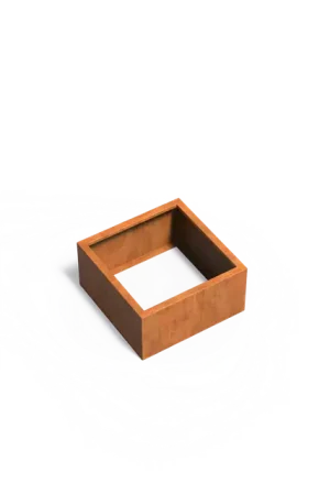 Zolang de voorraad strekt | Cortenstaal PlantenbakkenCARREZ Zonder bodem800 x 800 x 400 mm