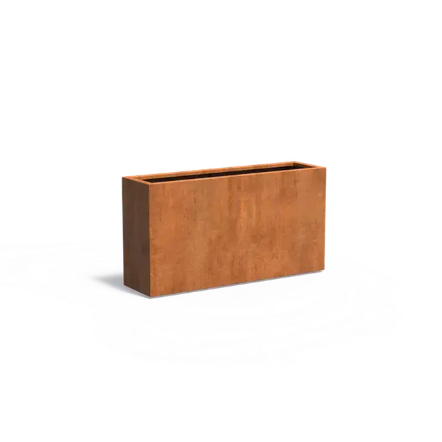 Goed beoordeeld | Cortenstaal PlantenbakkenCARREZ met bodem1500 x 400 x 800 mm
