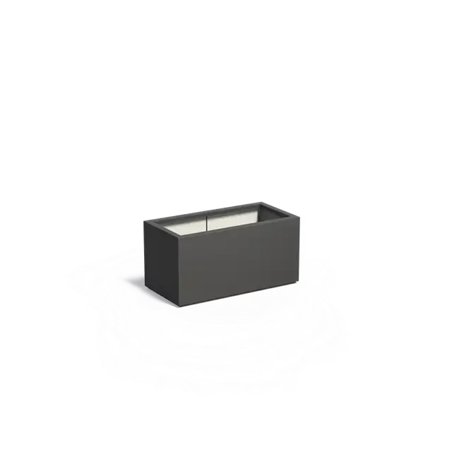 Nieuw product | Polyester PlantenbakkenCARREZ met bodem1000 x 500 x 500 mm