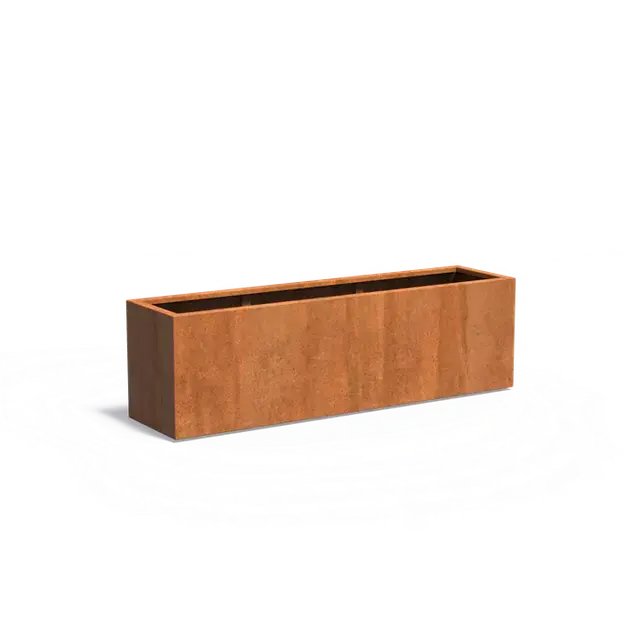 Cortenstaal PlantenbakkenCARREZ met bodem2000 x 500 x 600 mm | Vanaf nu beschikbaar