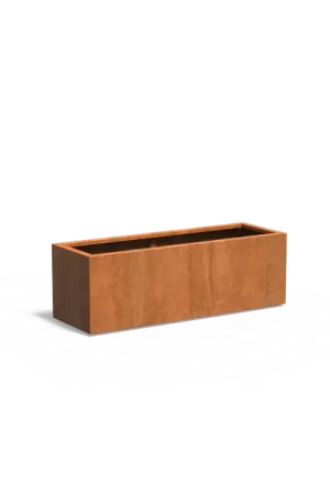Actie loopt bijna af - Cortenstaal PlantenbakkenCARREZ met bodem1500 x 500 x 500 mm