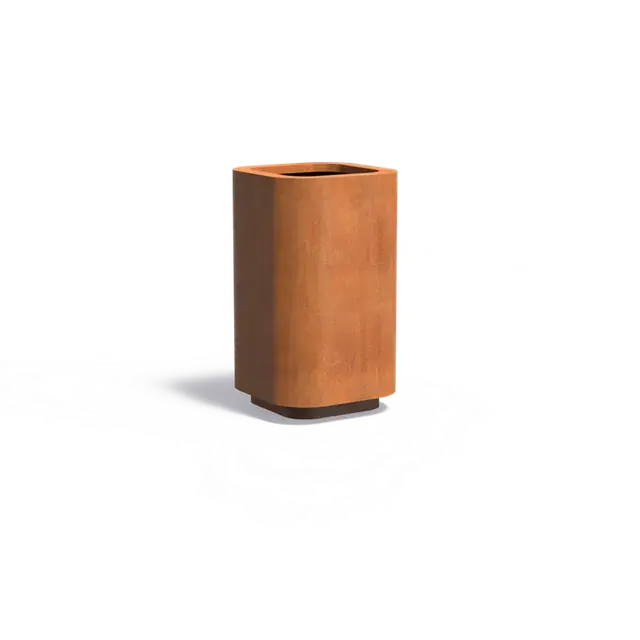 Cortenstaal PlantenbakkenROHIN700 x 700 x 1200 mm - Nieuw in het assortiment