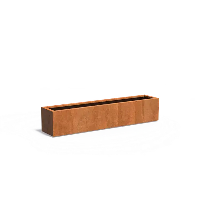 Cortenstaal PlantenbakkenCARREZ met bodem2000 x 400 x 400 mm | Nieuw product