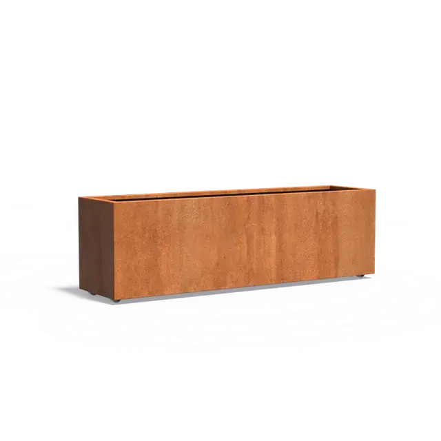 Cortenstaal PlantenbakkenCARREZ Met wielen2000 x 500 x 600 mm | Erg populair