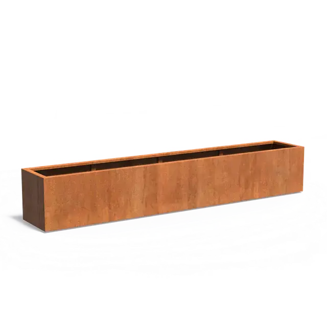 Cortenstaal PlantenbakkenCARREZ met bodem3000 x 500 x 500 mm | Outlet