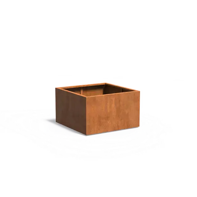 Cortenstaal PlantenbakkenCARREZ met bodem1000 x 1000 x 600 mm | Bespaar meer