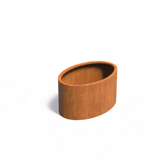 Veilig winkelen | Cortenstaal PlantenbakkenELLIPSE Zonder bodem1200 x 800 x 600 mm