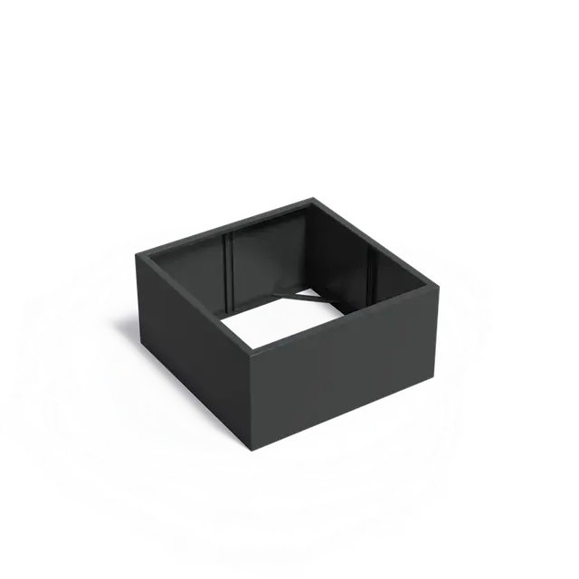 Actie loopt bijna af | Aluminium PlantenbakkenCARREZ Zonder bodem1200 x 1200 x 600 mm