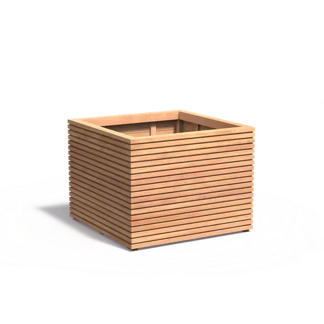 Populair bij klanten - Hardhout PlantenbakkenMALAGA RHOMBUS1000 x 1000 x 746 mm