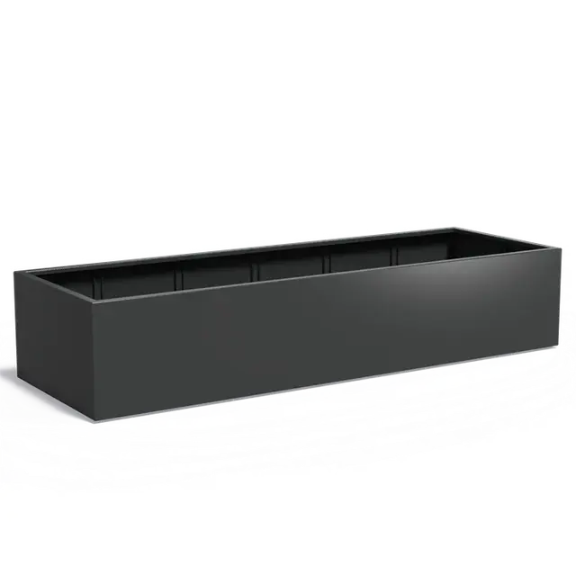 Goed beoordeeld | Aluminium PlantenbakkenCARREZ met bodem3000 x 1000 x 600 mm