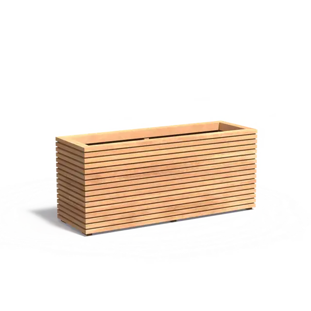 Prijsverlaging - Hardhout PlantenbakkenMALAGA RHOMBUS1500 x 500 x 608 mm