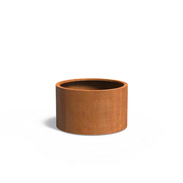 Snelle verzending | Cortenstaal PlantenbakkenCIRCUM met wielen1000 x 600 mm