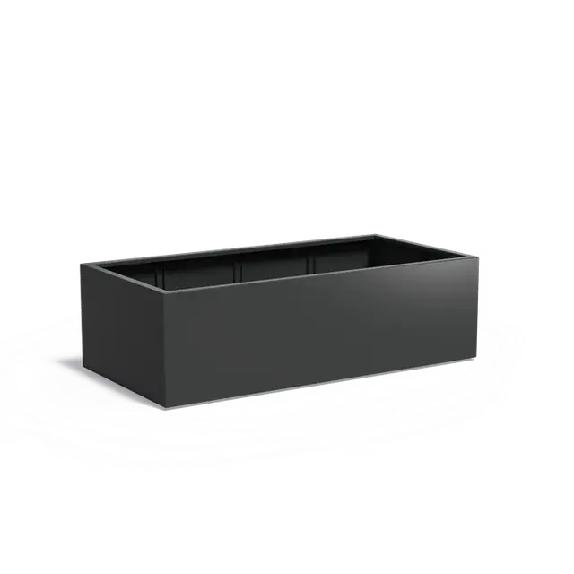 Premiumkwaliteit | Aluminium PlantenbakkenCARREZ met bodem2000 x 1000 x 600 mm