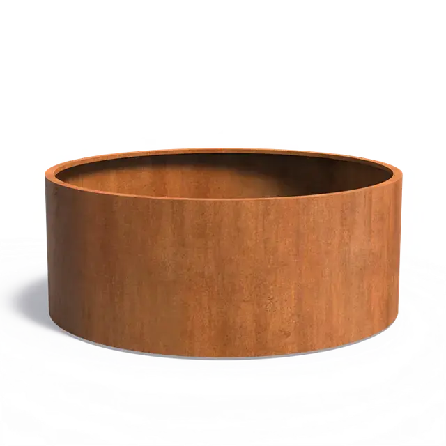 Bespaar nu - Cortenstaal PlantenbakkenCIRCUM met bodem2000 x 800 mm