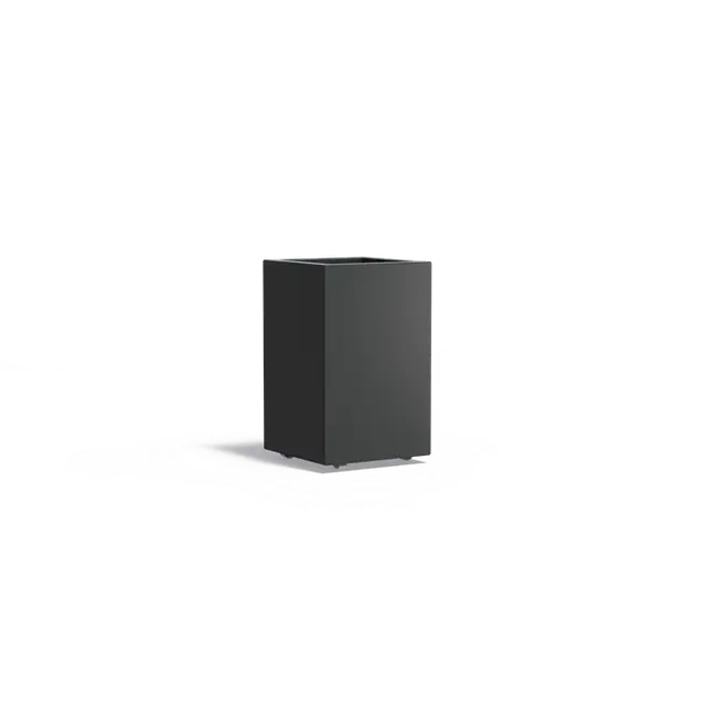 Aluminium PlantenbakkenCARREZ Met wielen500 x 500 x 800 mm | Shop nu