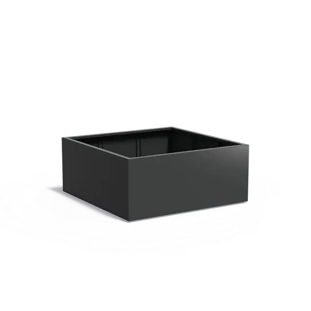 Zojuist toegevoegd | Aluminium PlantenbakkenCARREZ met bodem1400 x 1400 x 600 mm