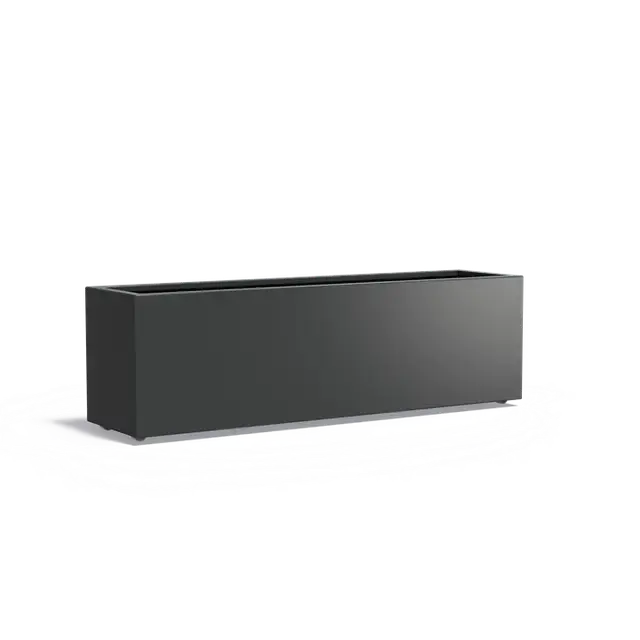 Rechtstreeks uit de fabriek - Aluminium PlantenbakkenCARREZ Met wielen2000 x 500 x 600 mm