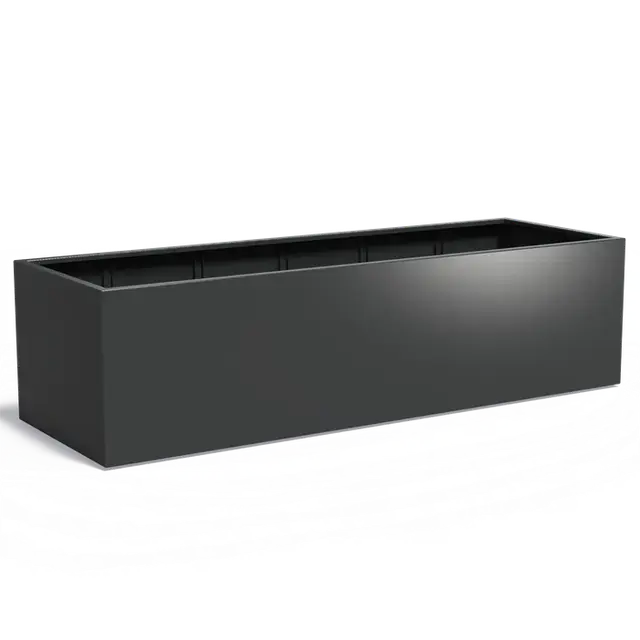 Hoge kwaliteit - Aluminium PlantenbakkenCARREZ met bodem3000 x 1000 x 800 mm