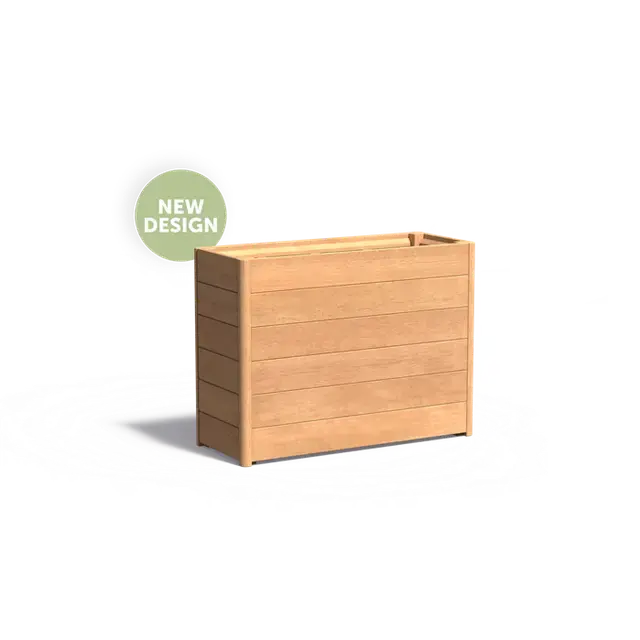 Alleen deze week | Hardhout PlantenbakkenCARREZ met bodem (new design)1000 x 400 x 750 mm