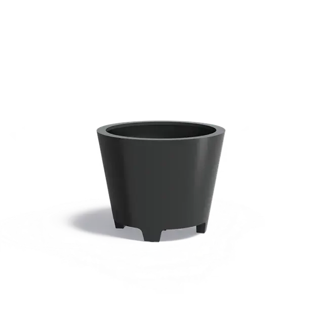 Verlaagde prijs - Aluminium PlantenbakkenCONIC met poten1000 x 800 mm