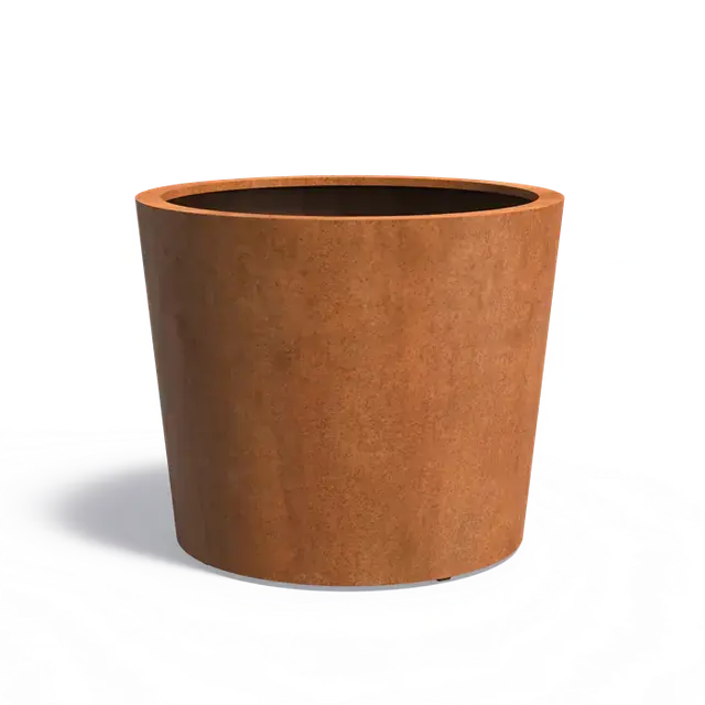 Snelle verzending | Cortenstaal PlantenbakkenCONIC met bodem1200 x 1000 mm