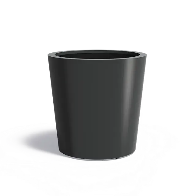 Aluminium PlantenbakkenCONIC met bodem1000 x 1000 mm | Veilig winkelen