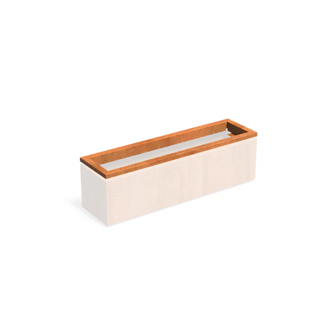 Cortenstaal PlantenbakkenCARREZ in-lite Ready1500 x 400 x 89 mm - Hoge kwaliteit