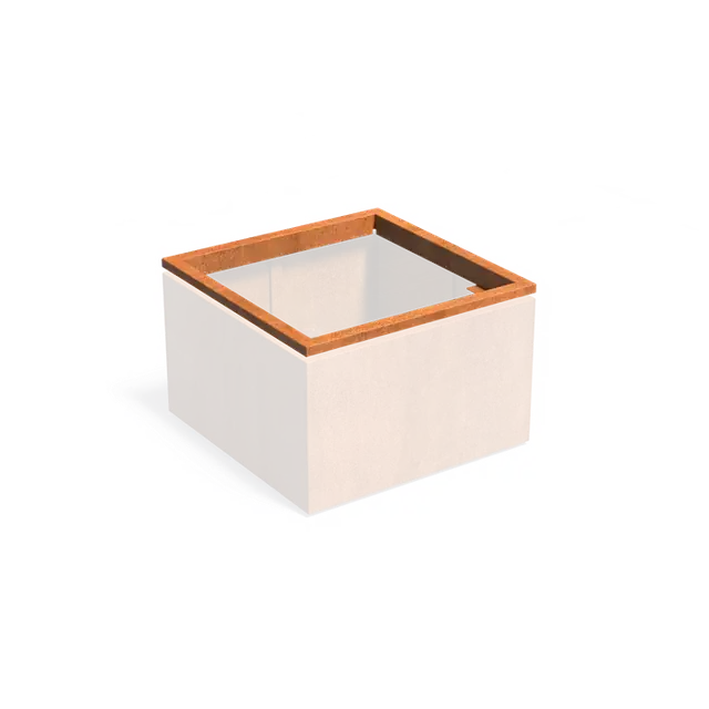 Nieuw in de shop - Cortenstaal PlantenbakkenCARREZ in-lite Ready1000 x 1000 x 89 mm